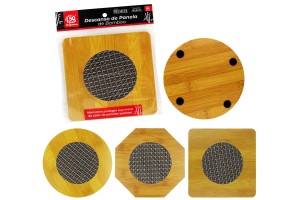 Descanso de panela em bamboo