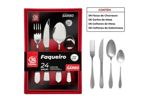 SQ4842 GARBO FAQUEIRO 24 PECAS
