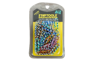 STARTOOLS 0301 CLIPS METALICO COLORIDOS 70 PC
