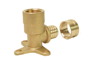 PEX COTOVELO FEMEA FIXA 20 X 1/2 BASE LONGA