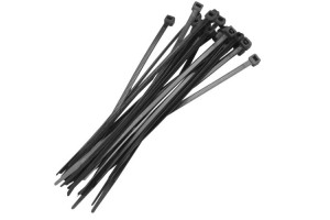 SQ3490 ABRACADEIRA PRETA 3.6 X 300 MM (100 PCS)