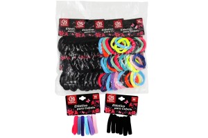 SQ3311 ELASTICO CABELO EMBALAGEM 72 PECAS