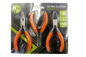  KIT MINI ALICATES 3 PEÇAS 4,5