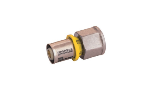 Conector Fêmea Fixo Gás Multicamada 20mm x 1/2