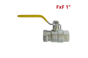 Válvula Esfera Gás Alavanca Fêmea 1