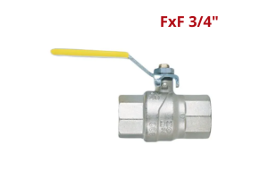 Válvula Esfera Gás Alavanca Fêmea 3/4