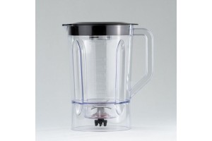 Copo Liquidificador Mondial L-850/900 Cristal Tampa (Preta ou Vermelha) Mebrasi