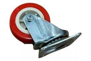 RODIZIO VERMELHO 40 MM GIRATORIO UNIDADE