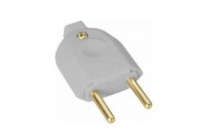 FLP PINO MACHO BRANCO 10 AMPER (50 PECAS)