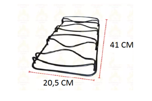 Grelha Pintada Electrolux sem Pino 412mm x 205mm
