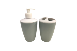 HM16 KIT BANHEIRO SABONETEIRA E PORTA ESCOVA