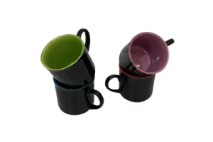 Jogo de xícaras de café com 04 peças 90 ml