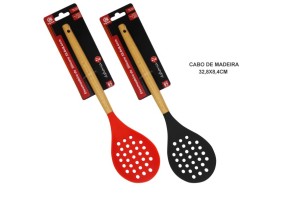 ESCUMADEIRA ASHORIA SILICONE E MADEIRA 32,8 CM
