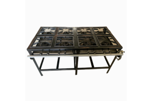 Fogão Industrial alta pressão 08 boca Linha FORT