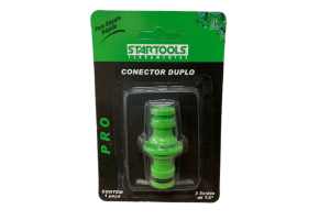 STARTOOLS 0423 CONECTOR DUPLO MANGUEIRA JARDIM