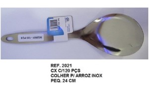 SQ2021 INOX COLHER GRANDE ARROZ