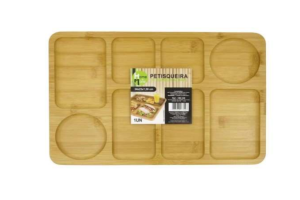 HM328 PETISQUEIRA BAMBU 08 POSICOES 34 X 23 CM