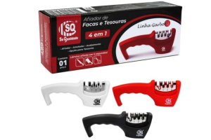 SQ4249 GARBO AFIADOR FACA E TESOURA 4 EM 1