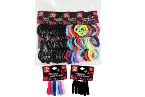 SQ3311 ELASTICO CABELO EMBALAGEM 06 PECAS