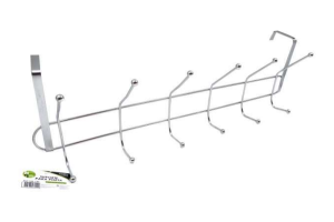 HM140 SUPORTE PORTA 06 GANCHOS DUPLOS