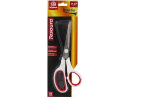 SQ3733 TESOURA PROFISSIONAL  7,5 (CABO BRANCO)