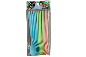 IDEA 5640 CONJ DE 12 COLHERES INFANTIL PLASTICO